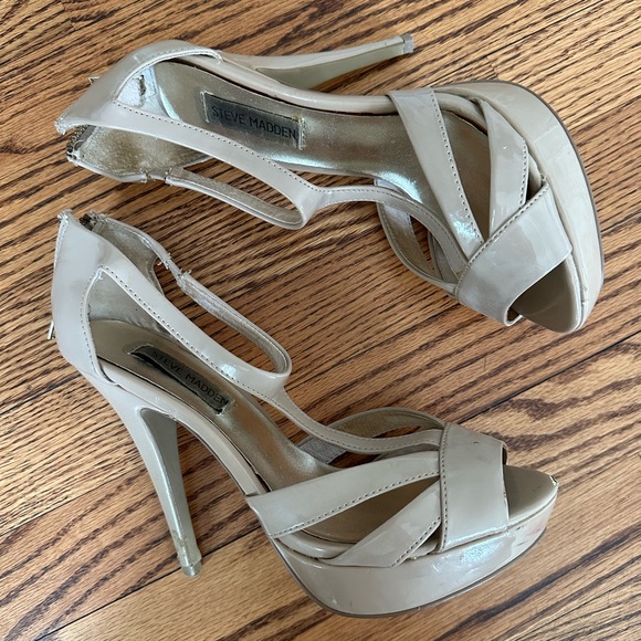 Steve Madden Haylow Blush Platform Heels size 7 - Picture 3 of 11